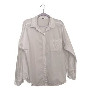 Victoria's Secret PINK Men's White Casual Shirt